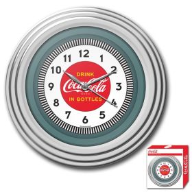 30s Style Chrome Coca-Cola Wall Clock 30s Style Chrome Coca-Cola Wall Clock